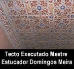 Tecto com Motivos Árabes Executado Mestre Domingos Meira - Afife